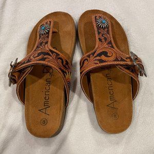 American Darling tooled sandal